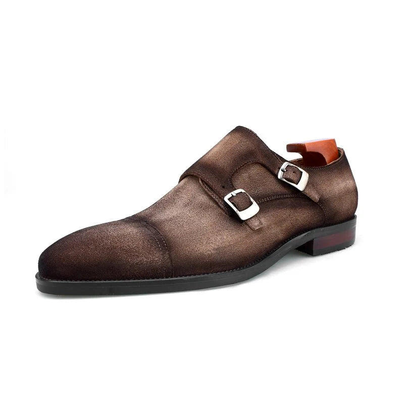 Suede Brown Stratford Double Monk