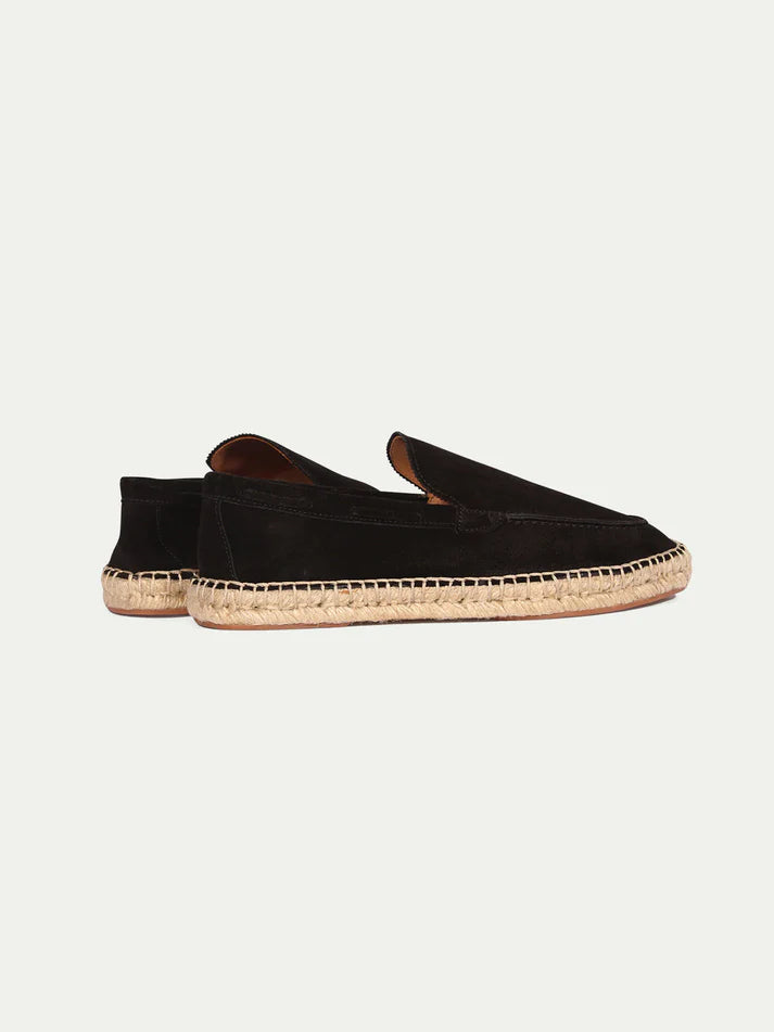 Black Espadrille Loafers
