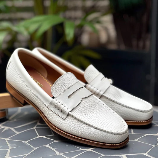 White Ivory Loafers