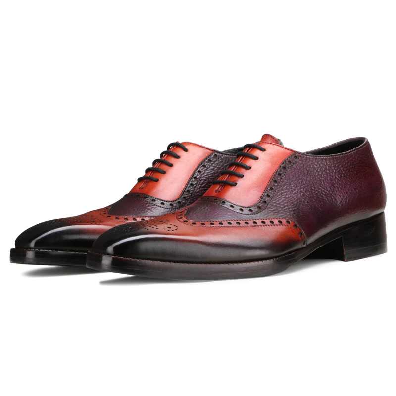 Formal Brogues in Burnished Wine