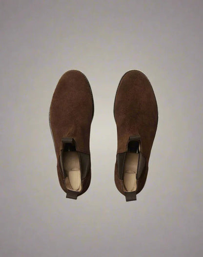 The Elfvik Suede Chelsea: Refined Craftsmanship, Rain or Shine