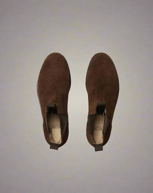 The Elfvik Suede Chelsea: Refined Craftsmanship, Rain or Shine