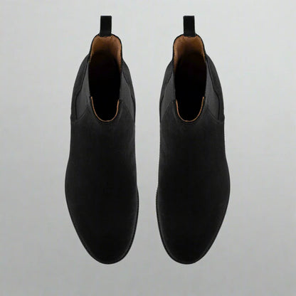 The Core Chelsea Boot | Brown & Black Suede