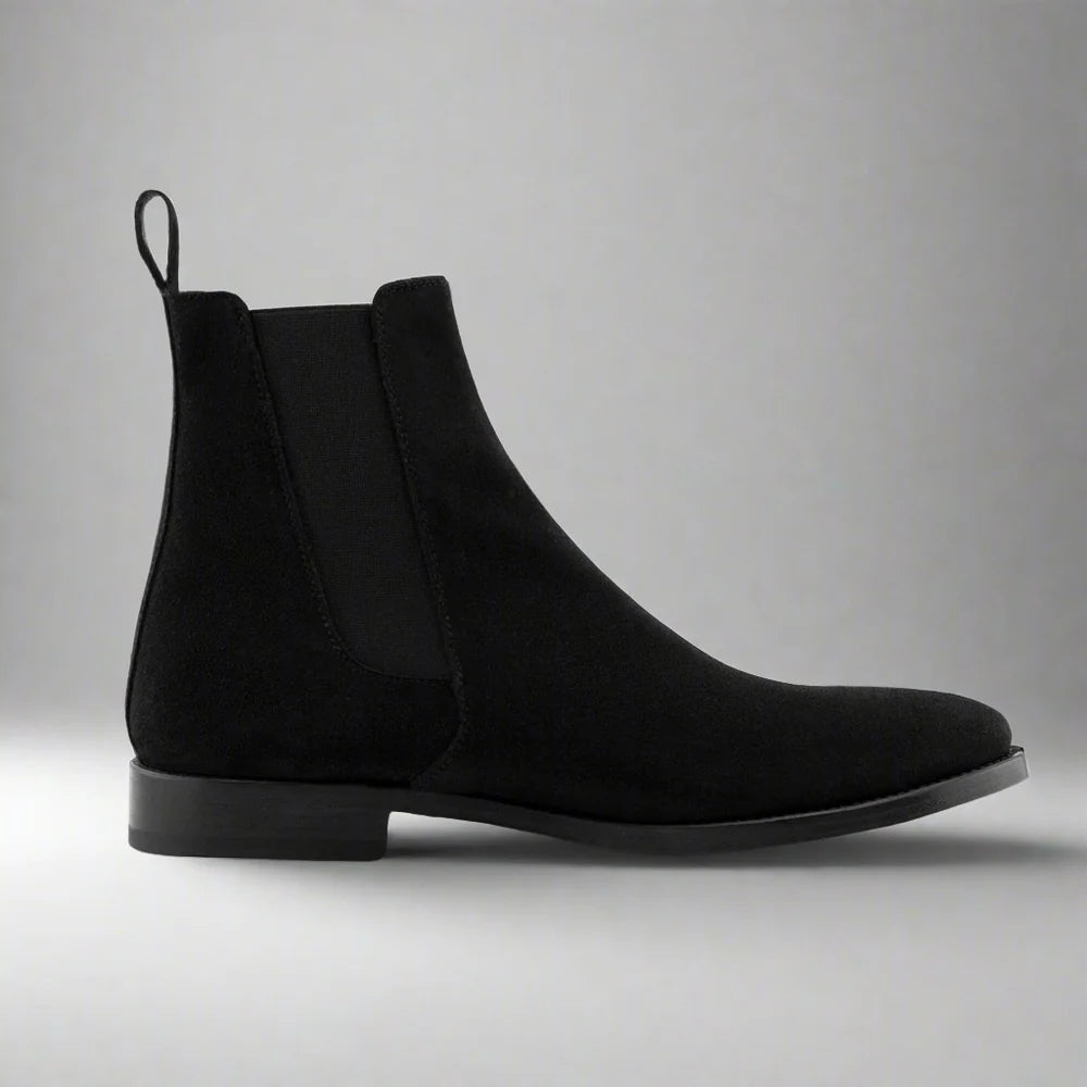 The Core Chelsea Boot | Brown & Black Suede