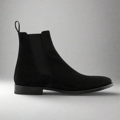 The Core Chelsea Boot | Brown & Black Suede